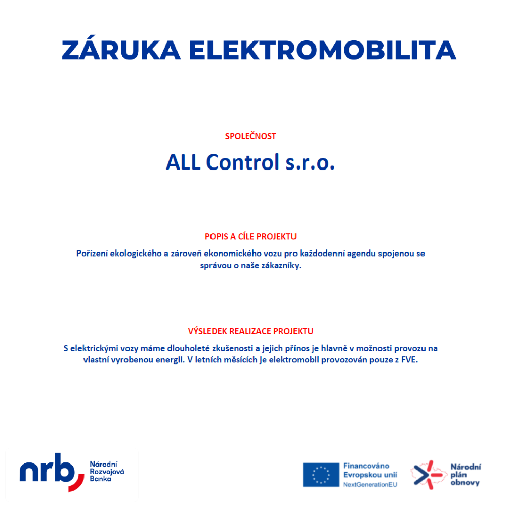 Dokument dotace elektromobilita